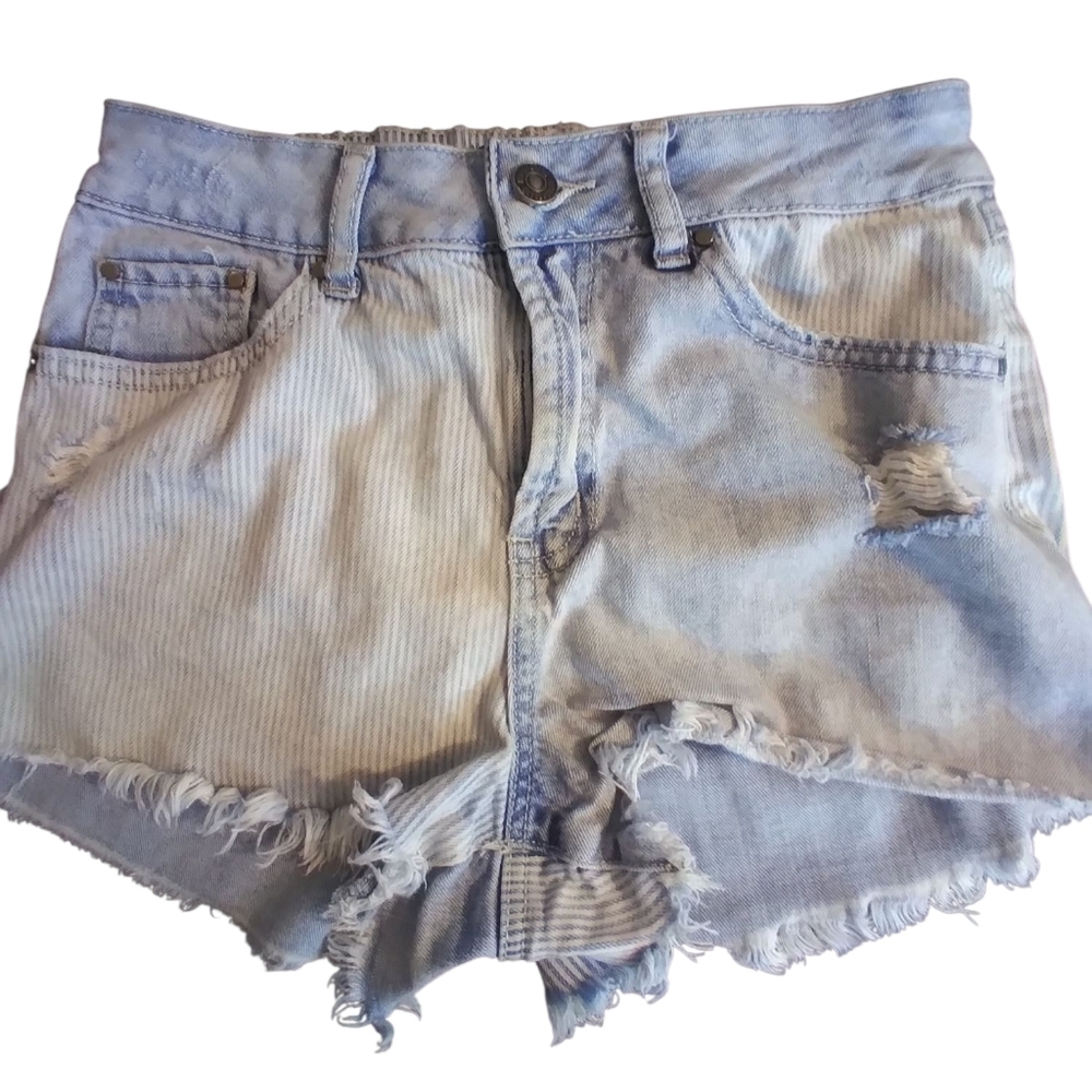Rewash Denim Jean Cotton Womens Distressed Shorts siZe 5/27 beachy vacation